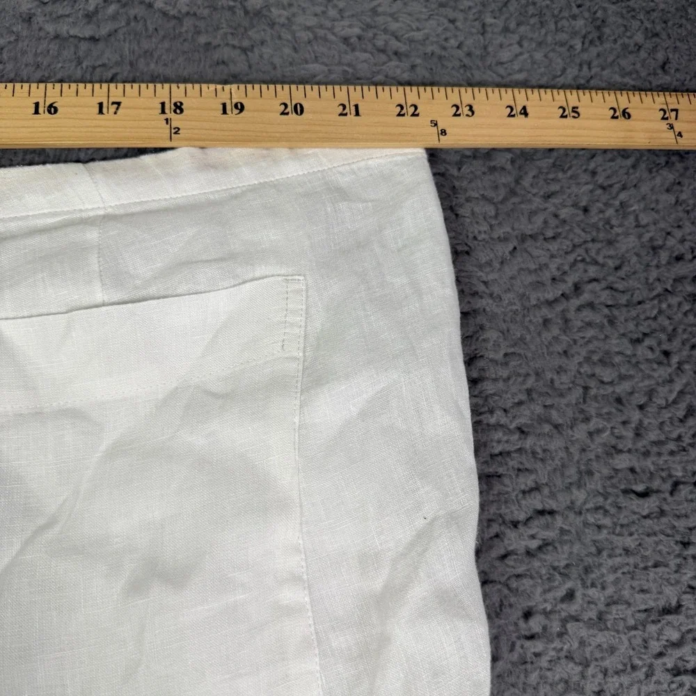 James Perse Pants Mens Size 3 (44x30) 100% Linen Drawstring Relaxed Trouser